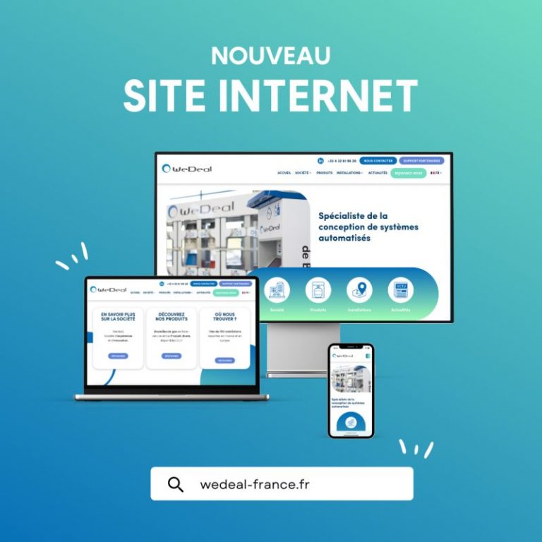 Nouveau site internet Wedeal